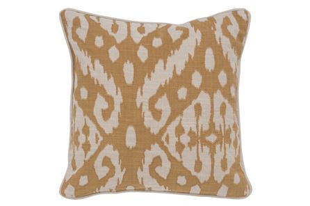 Accent Pillow-Classic Ikat Green 18X18 - Living Spaces