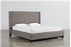 Damon II California King Upholstered Platform Bed W/Storage - Living Spaces
